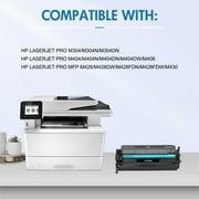 58A Toner Cartridge With Chip Compatible for HP 58A CF258A 58X CF258X LaserJet Pro M404n MFP M428fdw M428fdn M404 M404dw M428dw M406 M430 Printer (2 Balck)