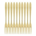 thumbnail image 3 of Mobutofu Salad Forks Golden Stainless Steel 10Pcs 5.4In, 3 of 7