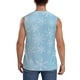 thumbnail image 4 of Fotbe Snowflake Snowing Men's Camiseta sin Mangas Estampada para Hombres, Playera Casual para Gimnasio, Entrenamiento, Playa-Large, 4 of 7