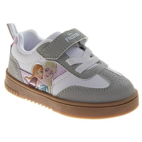 Disney Girls Sneakers Frozen Design (Toddler Little Kids), Grey White, Size: 9