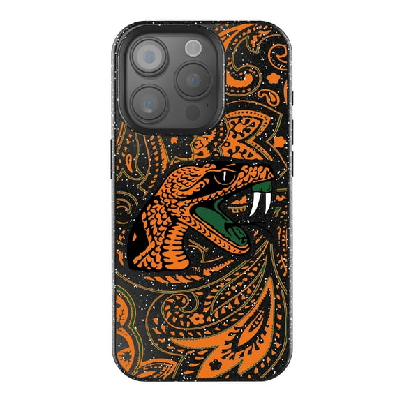 Keyscaper Florida A&M Rattlers Paisley Bling iPhone Case
