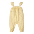 thumbnail image 3 of Modern Moments by Gerber Baby Girl Flutter Sleeve Gauze Romper, Sizes 0/3M-24M, 3 of 8