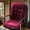 Burgundy, variant on 17.7"x36.6" Non-Slip Office Chair Cushion, High Back Support, Breathable Seat with Pad Secure Ties for Desk or Floor Use