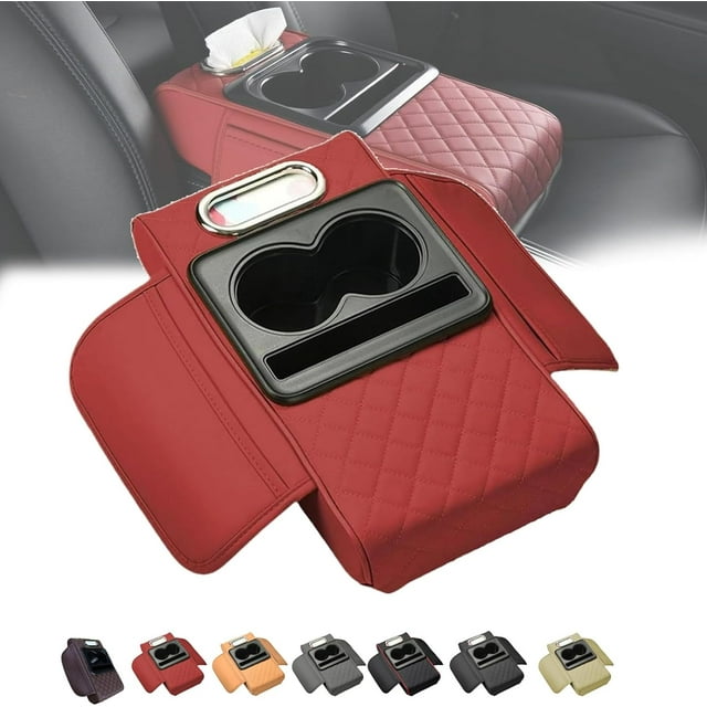 Car Interior Accessories Armrest Box Storage, For Storage and Organization of Universal Car Inter, With Storage Box Phone Slot Middle Console Cover Cushion Interior Organizers