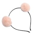 thumbnail image 2 of Meidiya Kids Girls Cute Plush Pom color Fuzzy Pom Pom Ball Hair Hoop Cat Ear Headband for Kids Girls, 2 of 8
