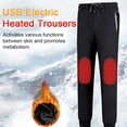 thumbnail image 2 of Pantalon Chauffant Électrique USB 3 Zones de Chauffage Pantalon Chauffant d'Hiver Température Réglable Vêtements Thermiques Électriques Camping Extérieur Pêche Randonnée, 2 of 7