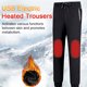 thumbnail image 2 of Pantalones de mujer con calor eléctrico Pantalones calefactores eléctricos USB 3 zonas calefactoras Pantalones calefactores de invierno Temperatura ajustable Ropa térmica eléctrica Acampar al air, 2 of 7