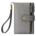 thumbnail image 1 of SENDEFN Small Womens Wallet Leather Bifold Card Holder RFID Blocking with Zipper Coin Pocket, 1 of 6