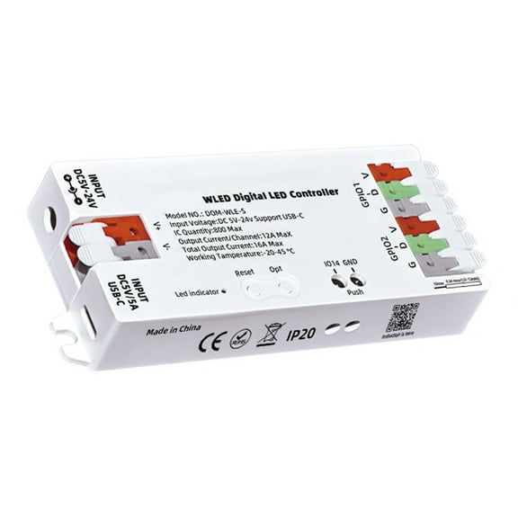 8266 WLED Digital LED Strips Controller Dimmable LED Light Remote Controller Intelligent LED Controls Systems