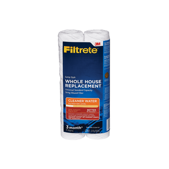 Filtrete Standard Capacity Whole House String Wound Replacement Water Filter, 3WH-STDSW-F02