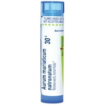 Boiron Aurum Muriat Natronatum 30C, Homeopathic Medicine for Warts, Hemorrhoids, 80 Pellets