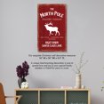 thumbnail image 3 of LifeSong Milestones "The North Pole" Inspirational Red Wood Christmas Wall Art Decor for Home, 3 of 7