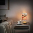 thumbnail image 6 of BZSMCE Decor Bedside Table Lamp Coral Orca Play Printed, 6 of 7