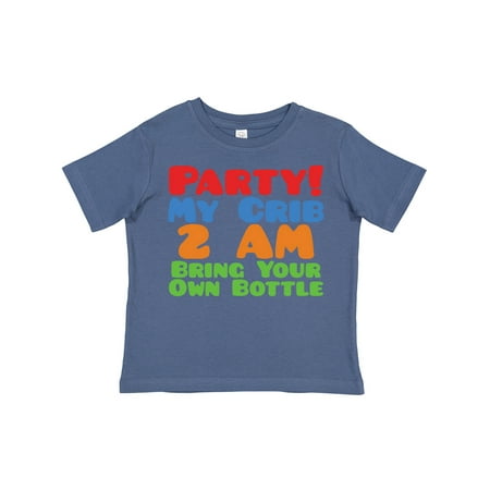 

Inktastic Party at My Crib Gift Toddler Boy or Toddler Girl T-Shirt