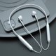 thumbnail image 4 of Auriculares de cuello Bluetooth-Compatible con el botón Control Auricular Estéreo Portátil Mano Libre Música Caminando Auriculares con Micrófono Blanco Scienceny EL018272-03, 4 of 7