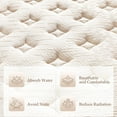 thumbnail image 3 of Full Size Mattress, Kescas 8 inch Euro Top Linen Cover Innerspring Mattress, Pocket Spring Hybrid Mattresses with CertiPUR-US Certified Memory Foam, Plush Yet Supportive, 3 of 6