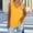 Yellow, variant on Women's V Neck Sleeveless Side Split Tank Top Long Length Casual Summer Layer Tops for Women Sky Blue 2XL
