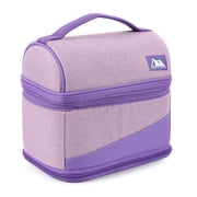 Arctic Zone Lavender Purple Expandable Lunch Box with Thermal Insulation and Ice Pack