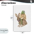 thumbnail image 4 of Stupell Industries Contemporary Garden Elf Riding Rabbit Canvas Art, 16 x 24, by Nancy Overton, 4 of 8