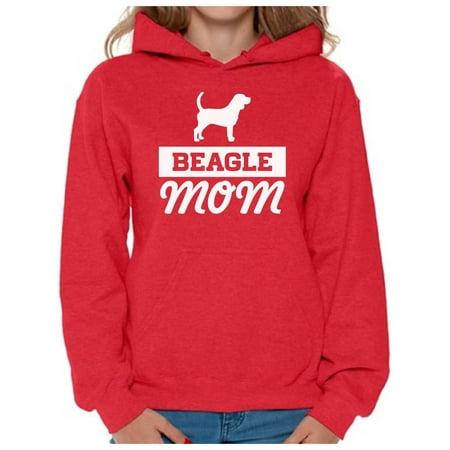 - Awkward Styles Women's Beagle Mom Dog Lover Graphic Hoodie Tops