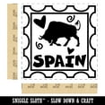 thumbnail image 2 of Spain Passport Travel Self-Inking Rubber Stamp Ink Stamper - Red Ink - Large 1-1/2 Inch, 2 of 7