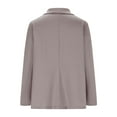 thumbnail image 5 of YUTK Womens Jackets with Hoodie,Womens Casual Solid Suit Jacket Tops(Gray,S), 5 of 7
