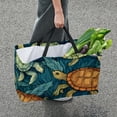 thumbnail image 7 of Turtle Large Capacity Reusable Foldable Oxford Cloth Storage Basket Toy Basket Storage Box, 7 of 7