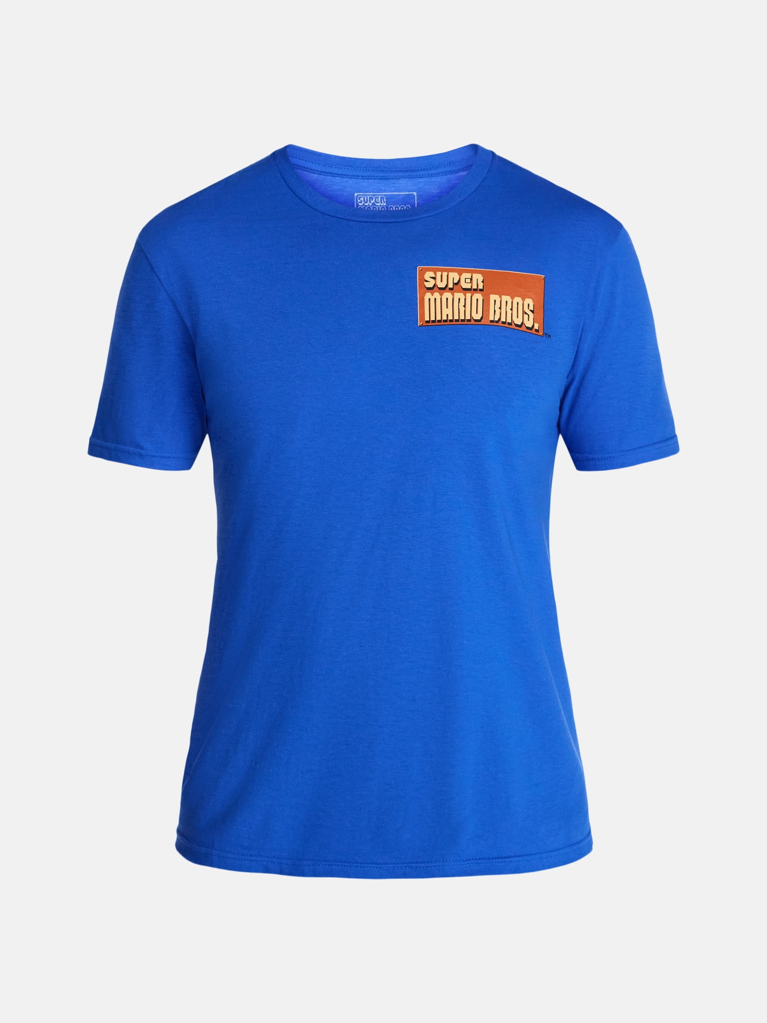 Super Mario Bros Men's Big Men's Graphic Tee with Short Sleeves, Sizes S-3XL
