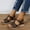 Coffee, variant on Orthopedic Sandals for Women Dressy Summer Open Toe Sandals Comfortable Arch Support Sandals Walking Beach Sandal Size 5.5