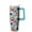 Greenish-blue, variant on 30oz Halloween Tumbler with Handle – Skull Candy Ghost Drinkware with Lid and Straw – Creepy Theme Travel Cup – Trick or Treat Gifts