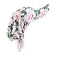 thumbnail image 3 of Visera con ala, pañuelo estampado para la cabeza, bandana, turbante, gorro para la cabeza, para la playa y actividades al aire libre. Verde, 3 of 9