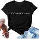 thumbnail image 3 of MKLEKYY Playeras Camisetas Casuales De Moda Para Mujer, Con Cuello Redondo, Estampadas, De Verano, De Manga Corta, Holgadas E Informales Talla M, 3 of 3
