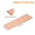 thumbnail image 2 of Uxcell 1Pack Copper Flat Bar, 1/8" Thickness x 2" Width x 6" Length Copper Bar Stock, 2 of 6