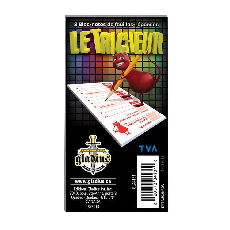 Editions Gladius International Le Tricheur Score Sheet Pads - French Only