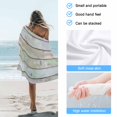 thumbnail image 4 of Beach Towel Teal Blue Wood Grain Bath Pool Towels Rustic Retro Wooden Absorbent Beach Towel Soft Large Quick Dry Lightweight Camping Travel Sports Yoga Gym Swim Towels for Adult 35x70 Inch, 4 of 9