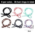 thumbnail image 2 of Elastic Hair Ties  - Perfect for Fine, Curly Hair and Sensitive Scalps - Pain Free Hair Accessories for Men, Women, Girls and Boys, Assorted ,36 Count, 2 of 7