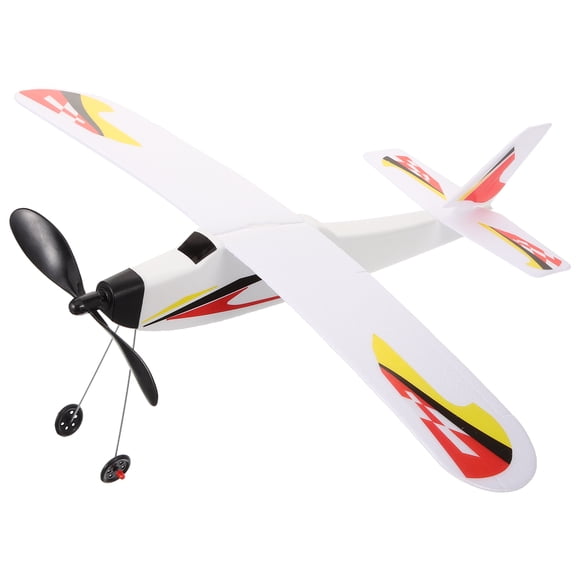 Avión de juguete para niños: planeador de goma para exteriores para niños y niñas. Avión planeador para lanzar, ideal para jugar al aire libre y como recuerdo de fiesta.