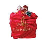 Bestonzon Adorable Red Santa Claus Bag Large Christmas Candy Gift Pouch Sack Santa Costume Accessory