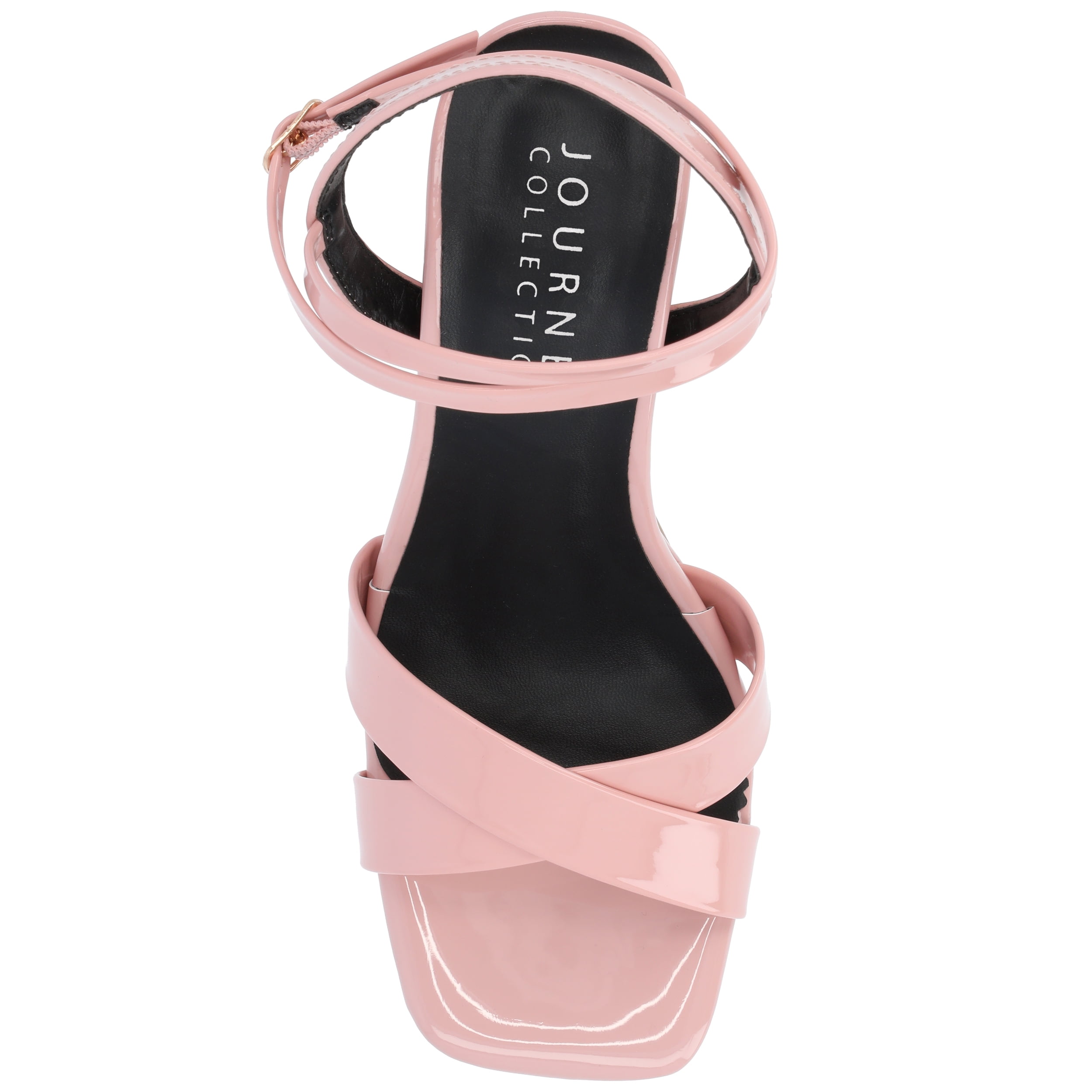 Journee Womens Zorana Mid Heel Platform Dress Sandals