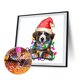 thumbnail image 1 of Cuadros Decorativos 5D bricolaje taladro redondo completo diamante pintura perro Kit hogar decoración artesanal (G1090) Tmvgtek embutido en tela, 1 of 8