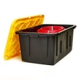 thumbnail image 3 of Durabilt Storage Tote,Black/Yellow,Polypropylene 4427GRBKYL.04, 3 of 4
