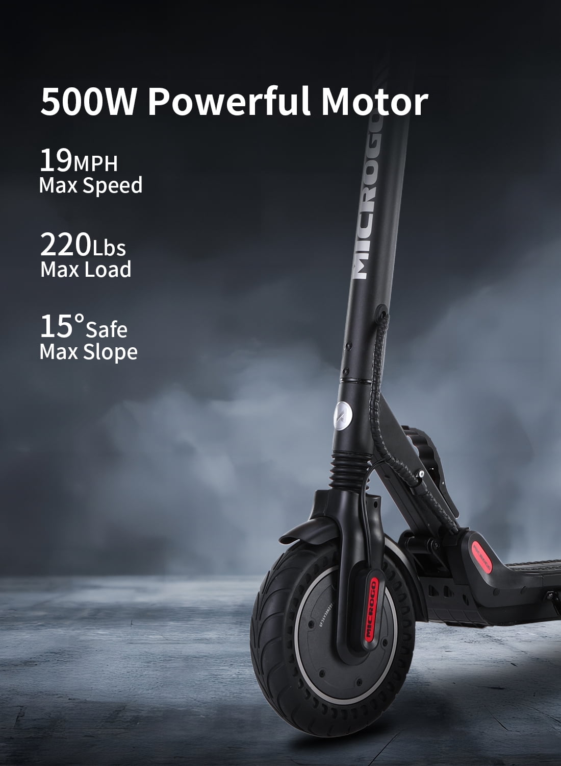 MICROGO M5 Upgrade Electric Scooter for Adults, 350W Motor and 8.5 inch Honeycomb Tires 19 Mph Top Speed Long Range Folding E Scooter Commuter