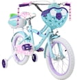 thumbnail image 1 of Bicicleta Infantil Azul Niña R16 Little monkey Canasta Termo Rueditas, 1 of 4