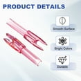 thumbnail image 3 of Uxcell Archery Arrows Nocks, Plastic Insert Arrow Nock Replacement Arrow Tails for Hunting Shooting Compound Recurve Bow Clear Pink, 3 of 7