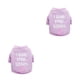 thumbnail image 3 of Greeniant Ropa Camisa Primavera Beso Carta Patrón Disfraces Collar Ropa Accesorios para perros pequeños Chihuahua Púrpura XS Púrpura XS 2piezas Greeniant CBP265336, 3 of 5