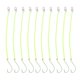 thumbnail image 2 of 10pcs Aparejos Accesorios para Caña Atados a Mano Tubo de Plataforma Luminosa Tamaño del gancho 18, 2 of 8