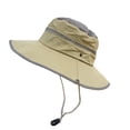 thumbnail image 2 of Outdoor Sun Hat Wide Brim Sun Protection Hat - Windproof Fisherman Hat Breathable Travel Hat, 2 of 6