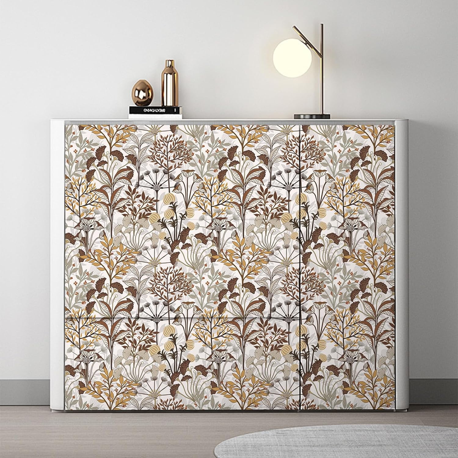 UMIGGEE Leaves Wallpaper Multicolor Peel and Stick Wallpaper Self Adhesive Wall Paper 17.7"x118" Watercolor Floral Leaf Contact Paper for Home Mural Wall Decor Wall Covering Old Furniture Renovation