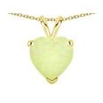 thumbnail image 2 of Star K � Created Opal 8mm Heart Pendant Necklace, 2 of 9