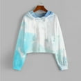 thumbnail image 2 of Siilsaa Sweatshirts for Women Womens Casual Pullover Tops Long Sleeve Shirts Crewneck Oversized Sweatshirts 2024 Fall Clothes Sky Blue,L, 2 of 4